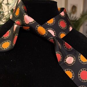 Bvlgari Black Tie with Colorful Circles